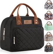 Borsa isolata per pranzo - Termos per adulti - Nero - Borsa da trasporto