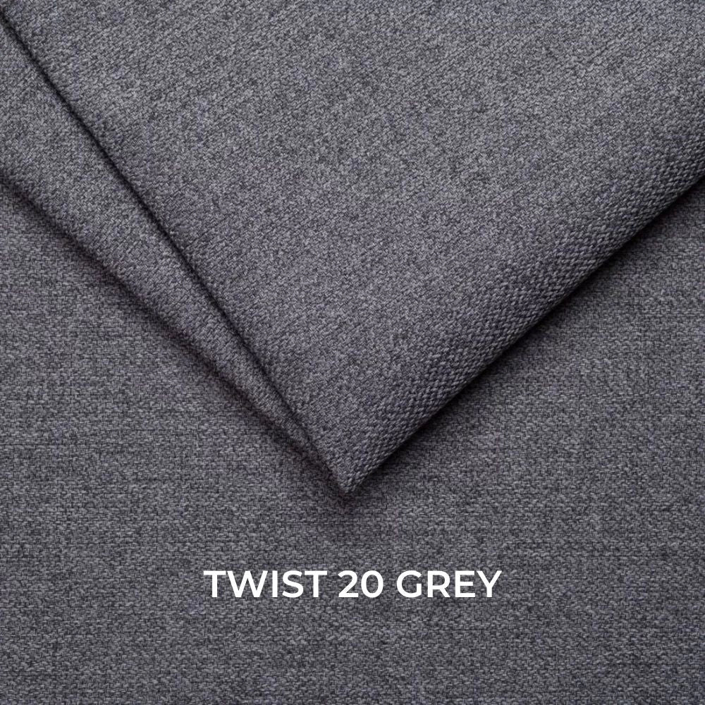 Divano Chicago 3 posti reclinabile grigio Twist 20
