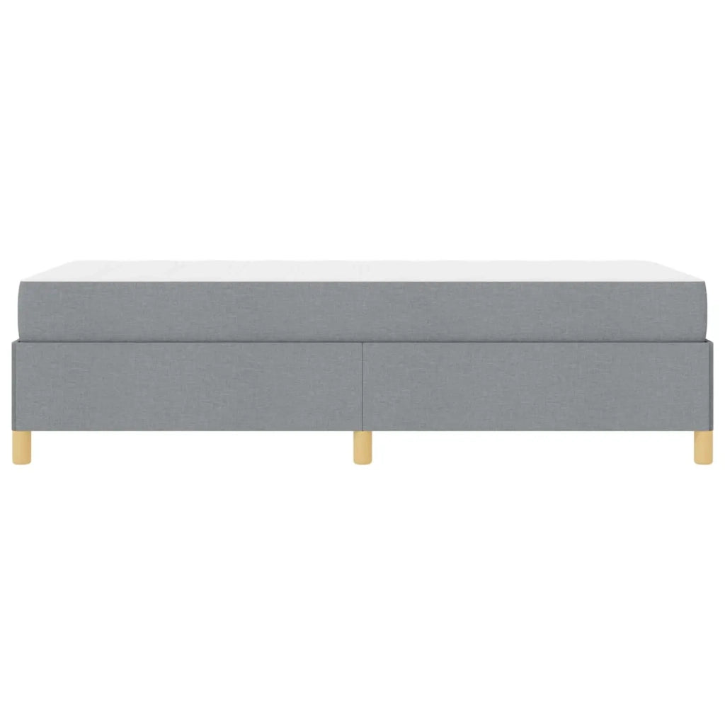 Struttura del letto-Giroletto Grigio chiaro 80 x 200 cm Tessuto 665465