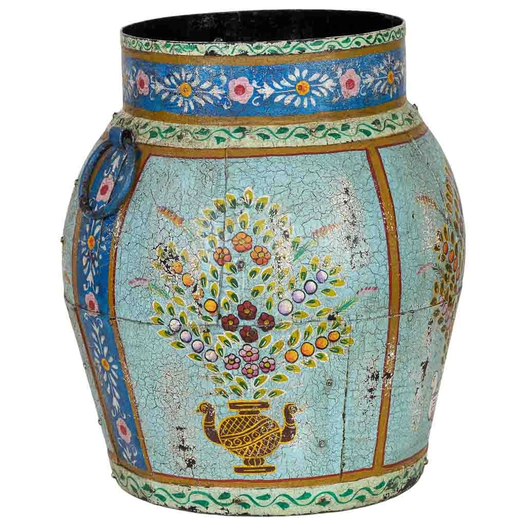 Vaso in ferro multicolore 35x35x40 cm