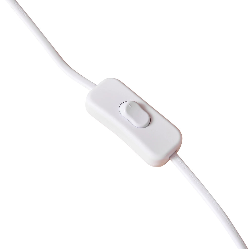 Lampada da Tavolo Scrivania Oldibro in Metallo con Paralume Semisferico 45 x 28 x 15 cm - Bianco lux.pro