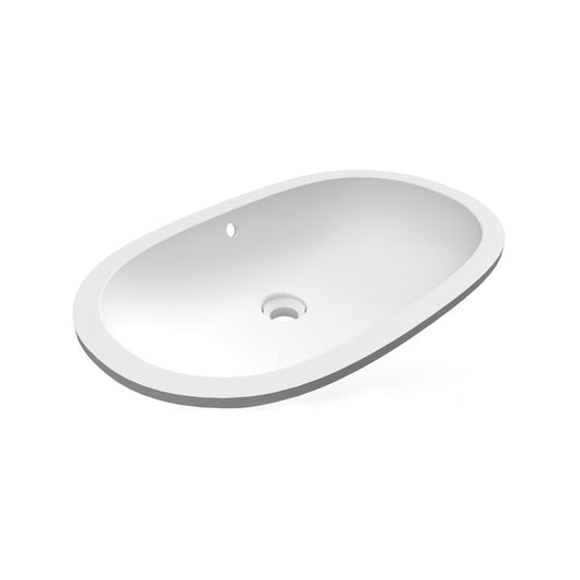 Lavabo sottopiano ovale allungato variant 65x41cm