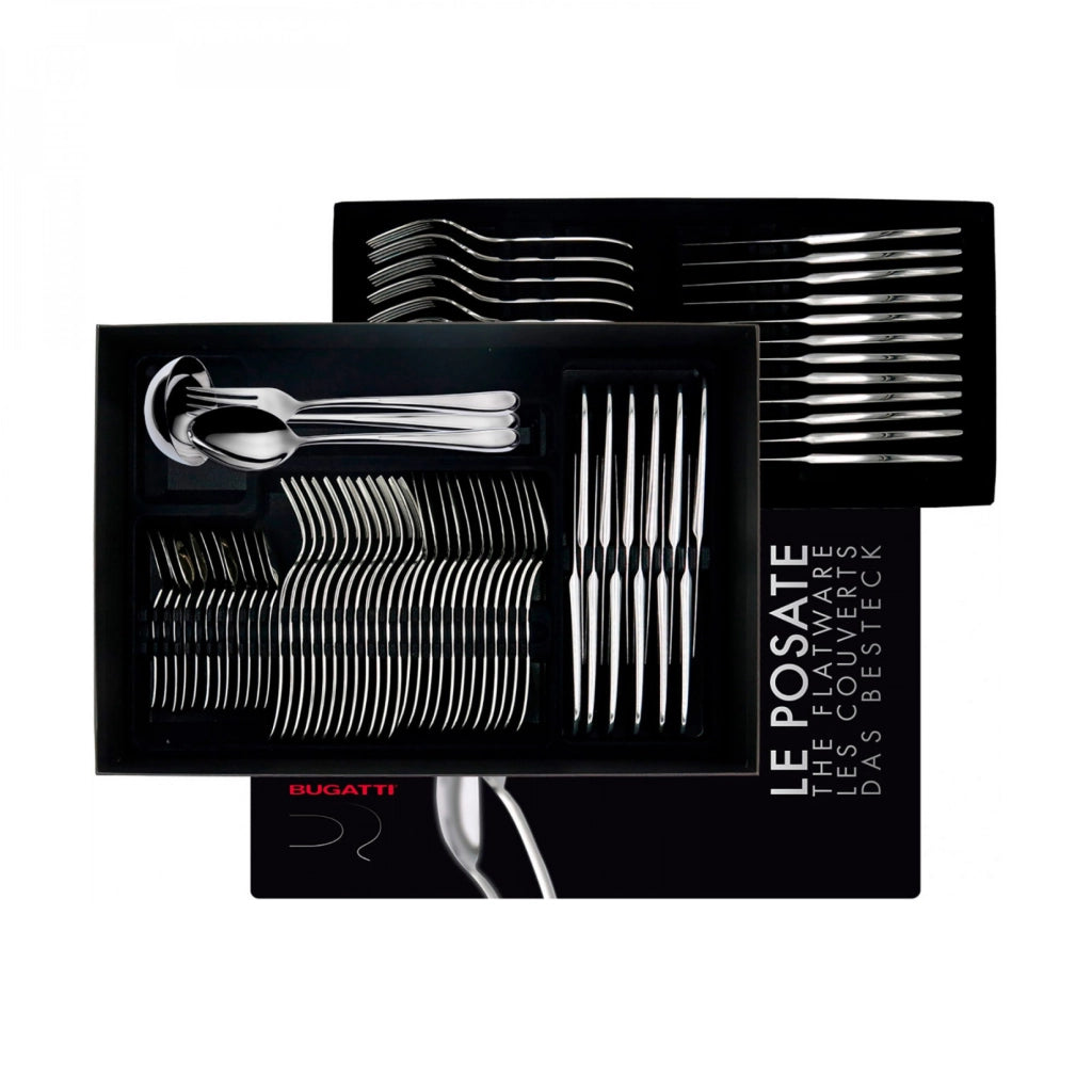 FUTURA, Posate Set 75 Pz, Scatola Gallery, Casa Bugatti