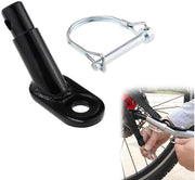 Fissaggio per bicicletta con dispositivo di sicurezza per carrelli per bambini e carrelli da carico