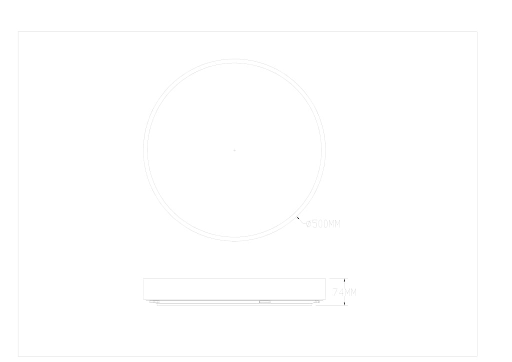Plafon LED moderno Ø50 ottone/bianco telecomando CCT 50W Zuma Line
