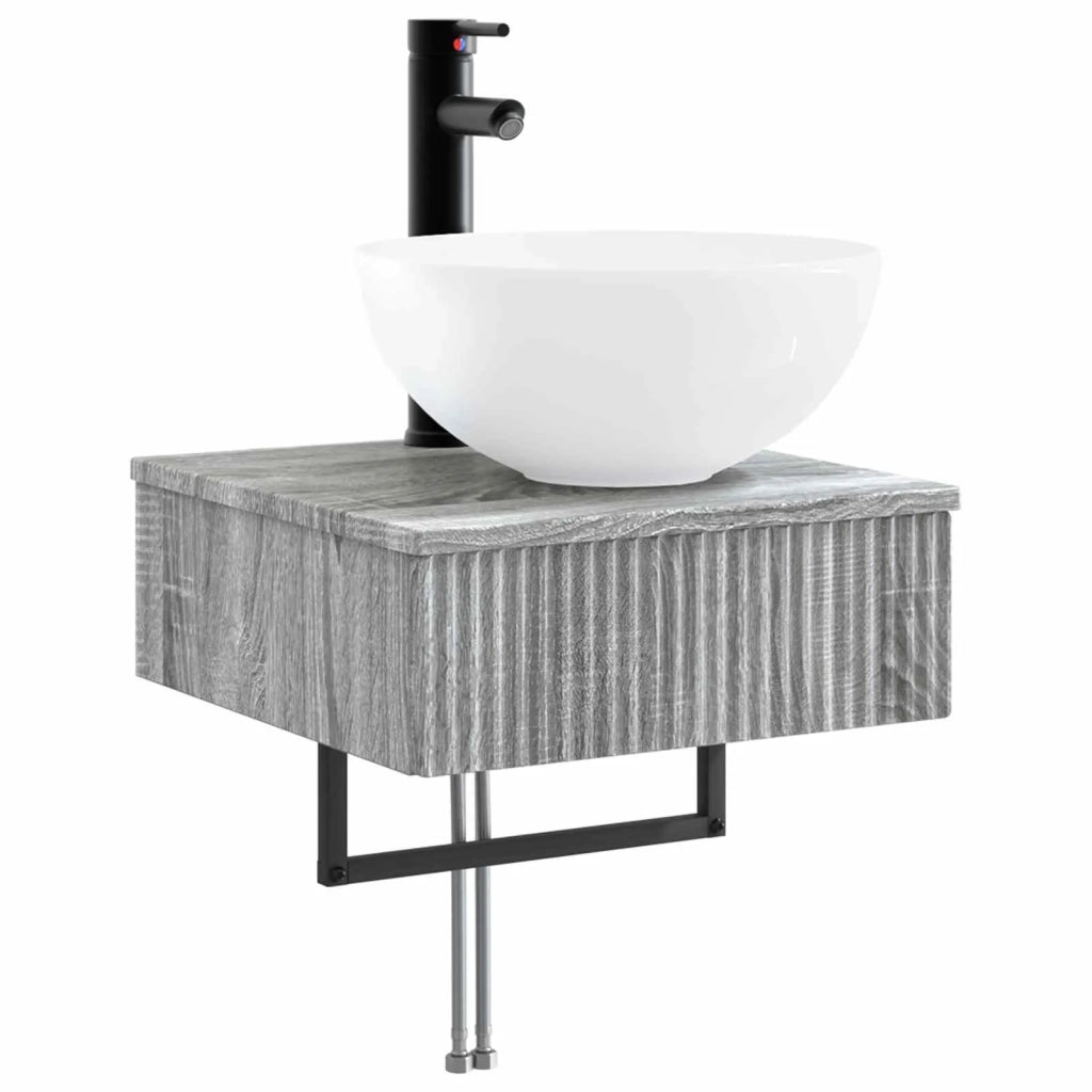 Lavabo da Parete Sonoma grigio 40 x 41 x 40,5 cm CFW3344740