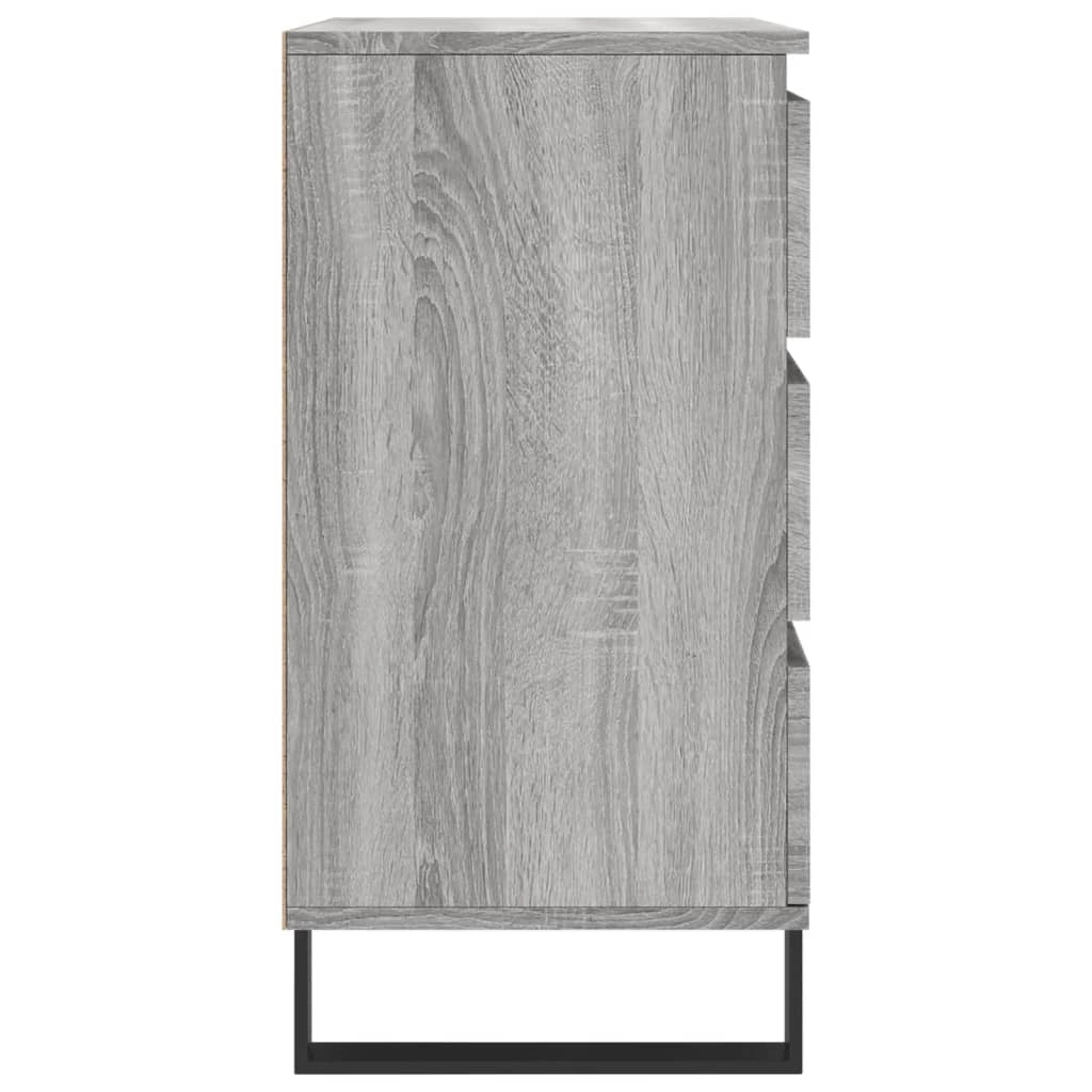 Buffet credenza cassettiera armadio mobile contenitore organizer cucina soggiorno Sonoma 60 x 35 x 70 cm legno ingegnerizzato grigio 02_0036396