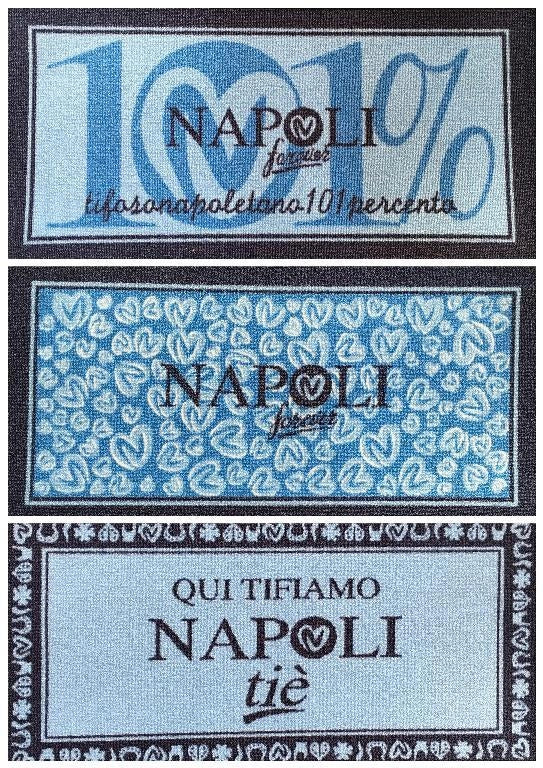 Tappeto da cucina antiscivolo Tifo Napoli 50 x 100 cm 3 Decori