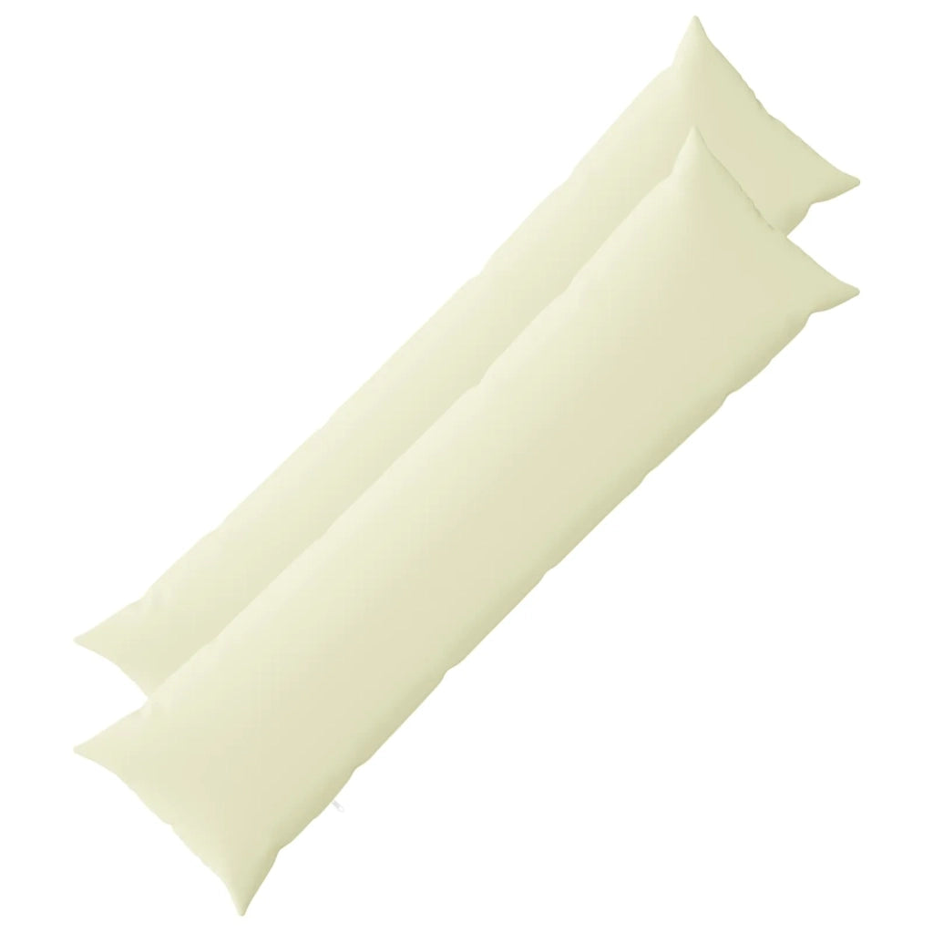 Federa 2 pcs HEERLEN Crema 40 x 145 cm Poliestere 908964