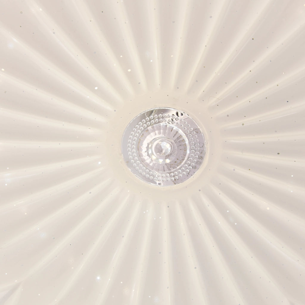 Plafoniera Zivora bianca Ø40cm effetto stellare LED 23W