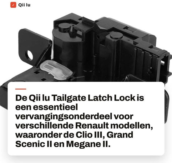 Ricambio Slot Posteriore per Renault Clio III - 8200076240 - Robusto e Corrosione Resistente - Installazione Facile - Alta Affidabilità - Accessorio Perfetto