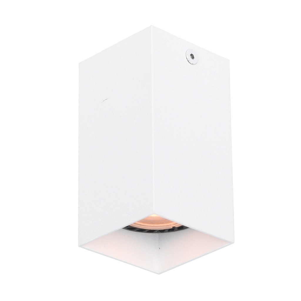 Spot soffitto quadrato bianco 10cm GU10 10W ANDER Italux