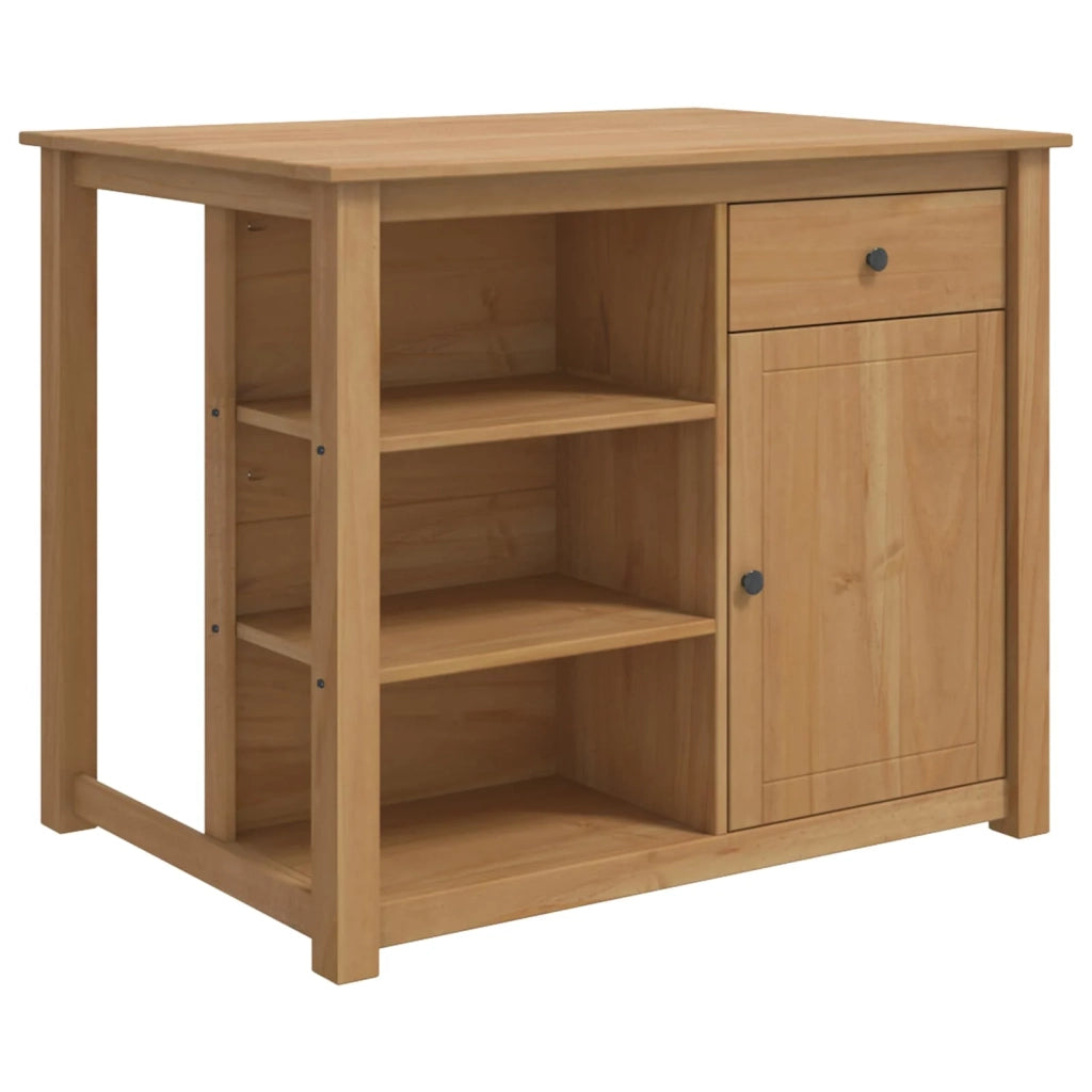 Carrello da Cucina PANAMA 2 pcs Cera di Miele 112 x 77 x 90 cm 3425390
