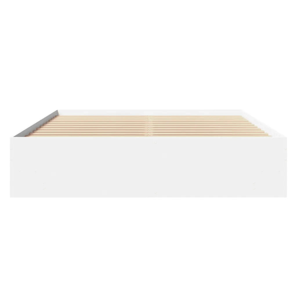 Giroletto senza Materasso Bianco 160x200cm in Legno Multistrato
