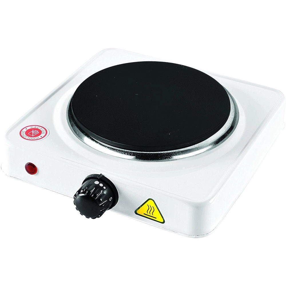 Trade Shop - Piastra Elettrica Singola 1500 Watt Fornello Fornellino Elettrico Regolabile -