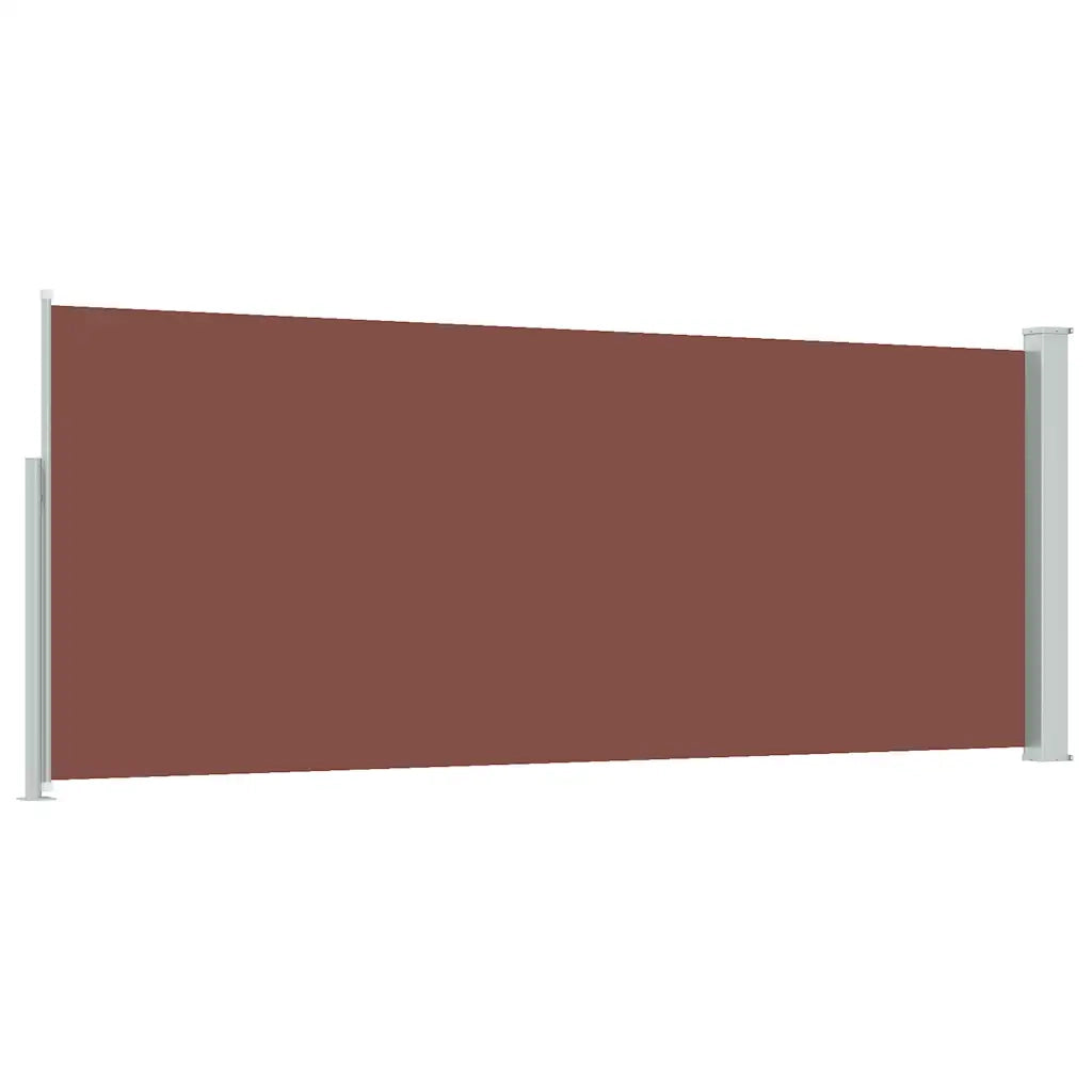 Tenda da Sole Laterale Retrattile 120 x 300 cm Marrone 45364