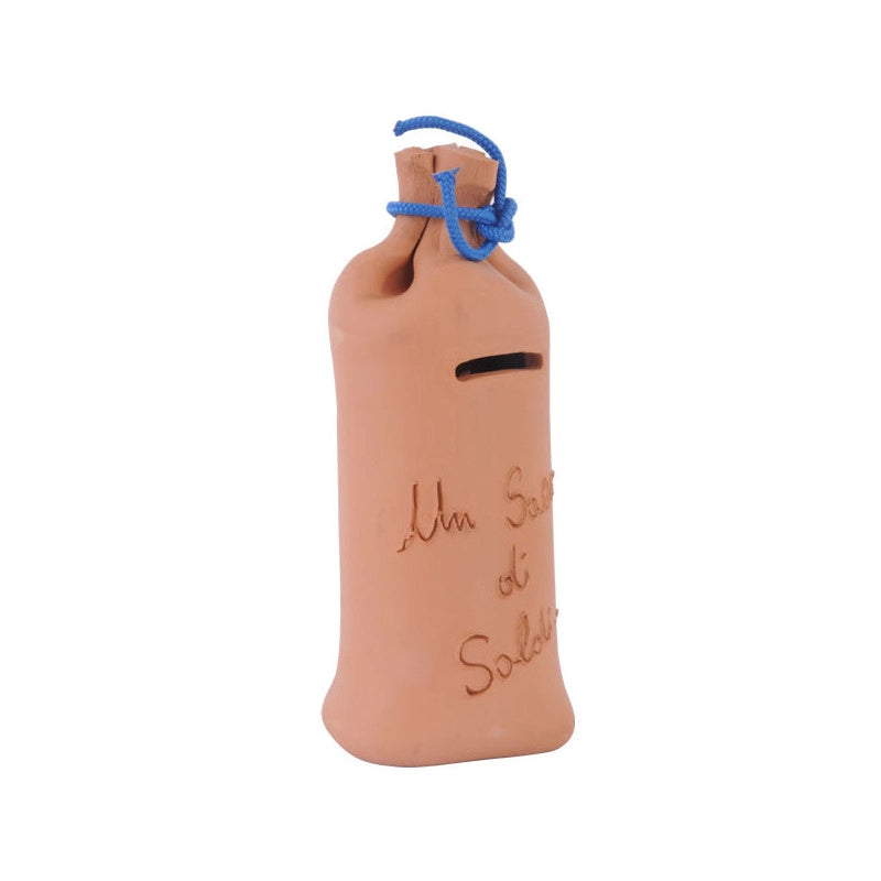 Salvadanaio Terracotta Sacco Cm 10 H 19 Coli'