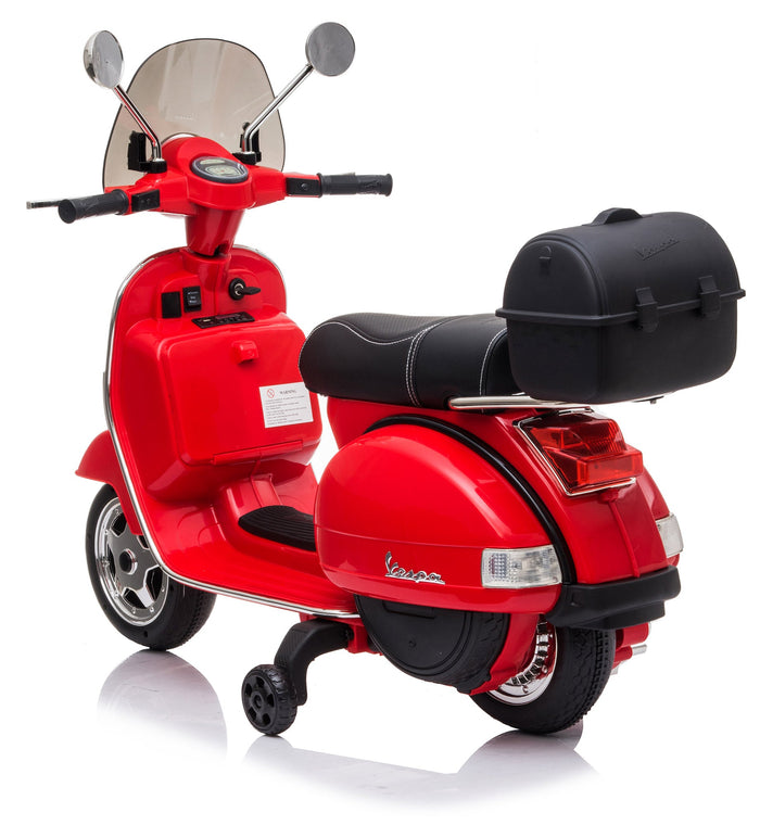 Piaggio Vespa PX150 Full Elettrica 12V per Bambini Rossa