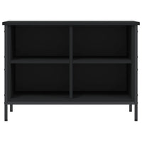 Scarpiera Nera 69x35x50 cm in Legno Multistrato 831833
