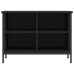 Scarpiera Nera 69x35x50 cm in Legno Multistrato 831833