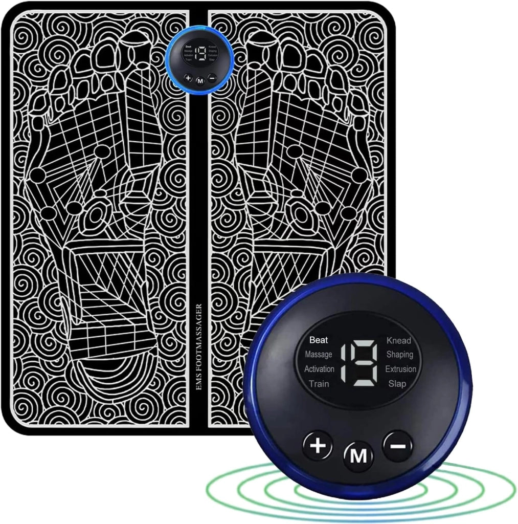 Elettrostimolatore EMS piedi massaggiatore plantare elettrico USB circolazione