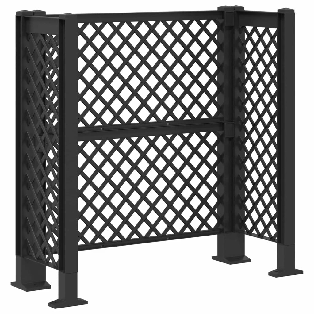 Trellis per Cestino Antracite 123 x 47 x 114 cm PP CFW7190562