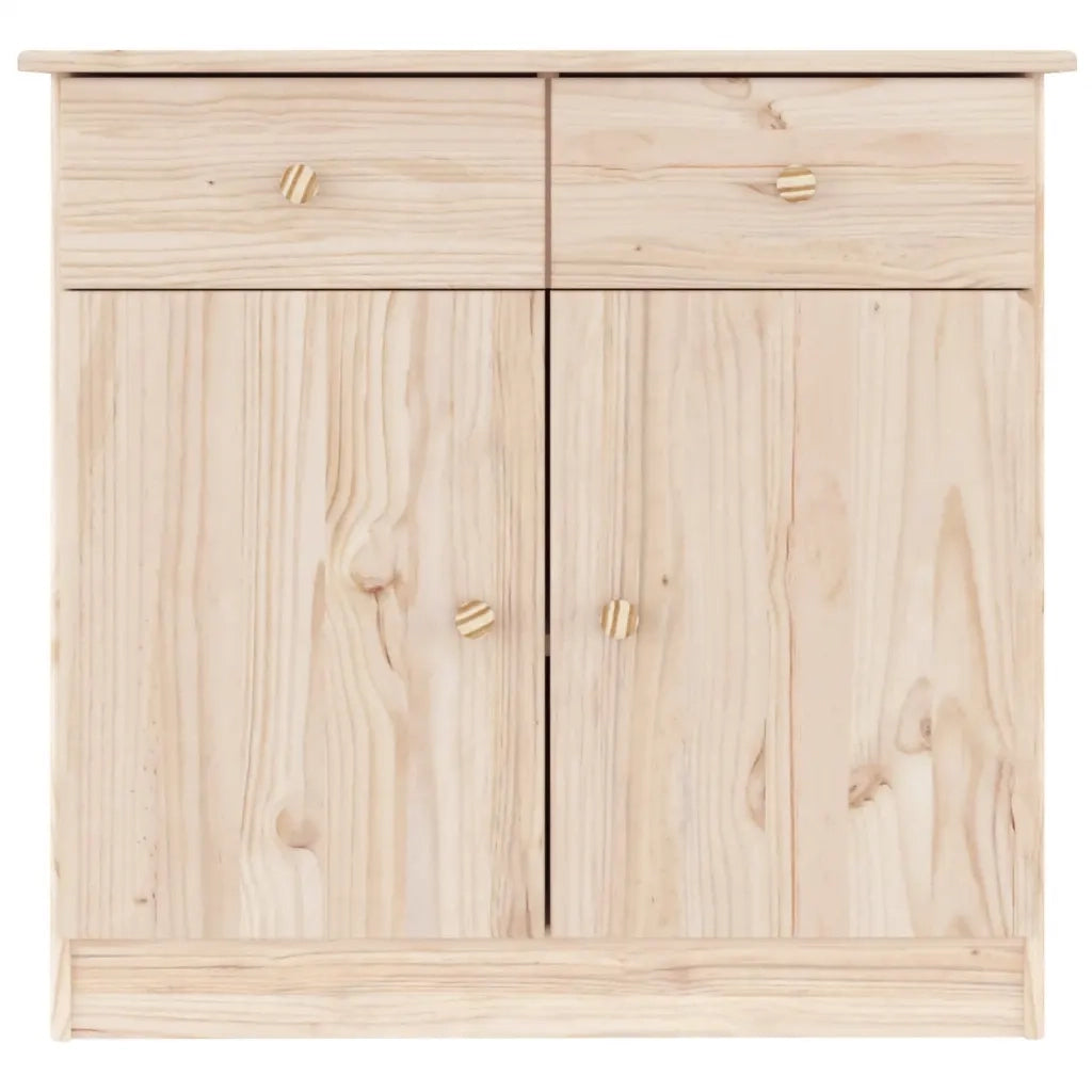 Credenza ALTA 77x35x73 cm in Legno Massello di Pino