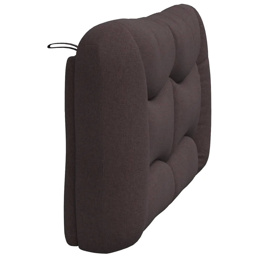 Cuscino Testiera Hvar Marrone Scuro 140 cm in Tessuto CFW4139072