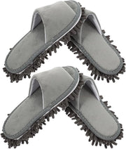 Microfibra Slip-On per Paio per Pulire il Pavimento - Lava in Acqua e Unisex - Slip-On per Pulire il Pavimento con Capo di Asciugamano per Camera da Letto, Ufficio, Cucina e Casa
