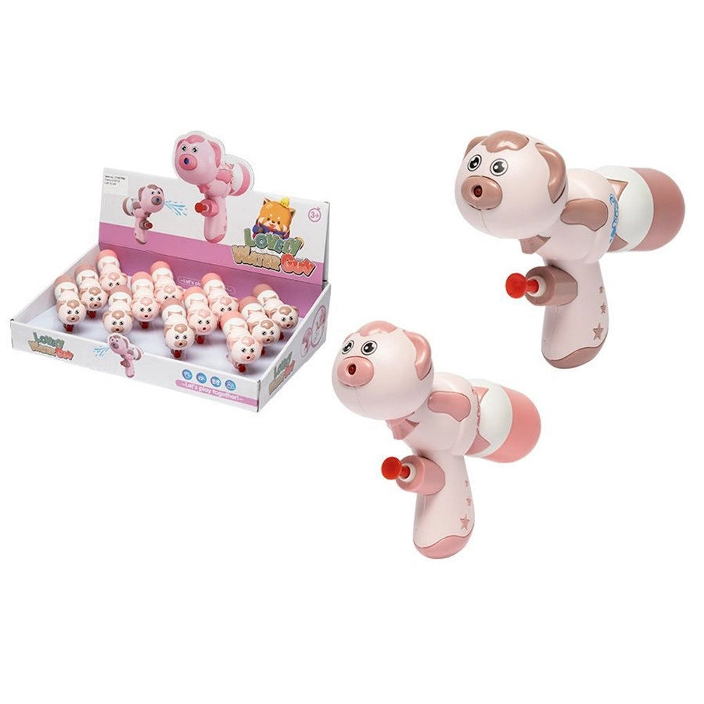 Trade Shop - Pistola Ad Acqua A Forma Di Animale Bambini Spruzzatore Gioco Feste Piscina 15cm 6738052 -