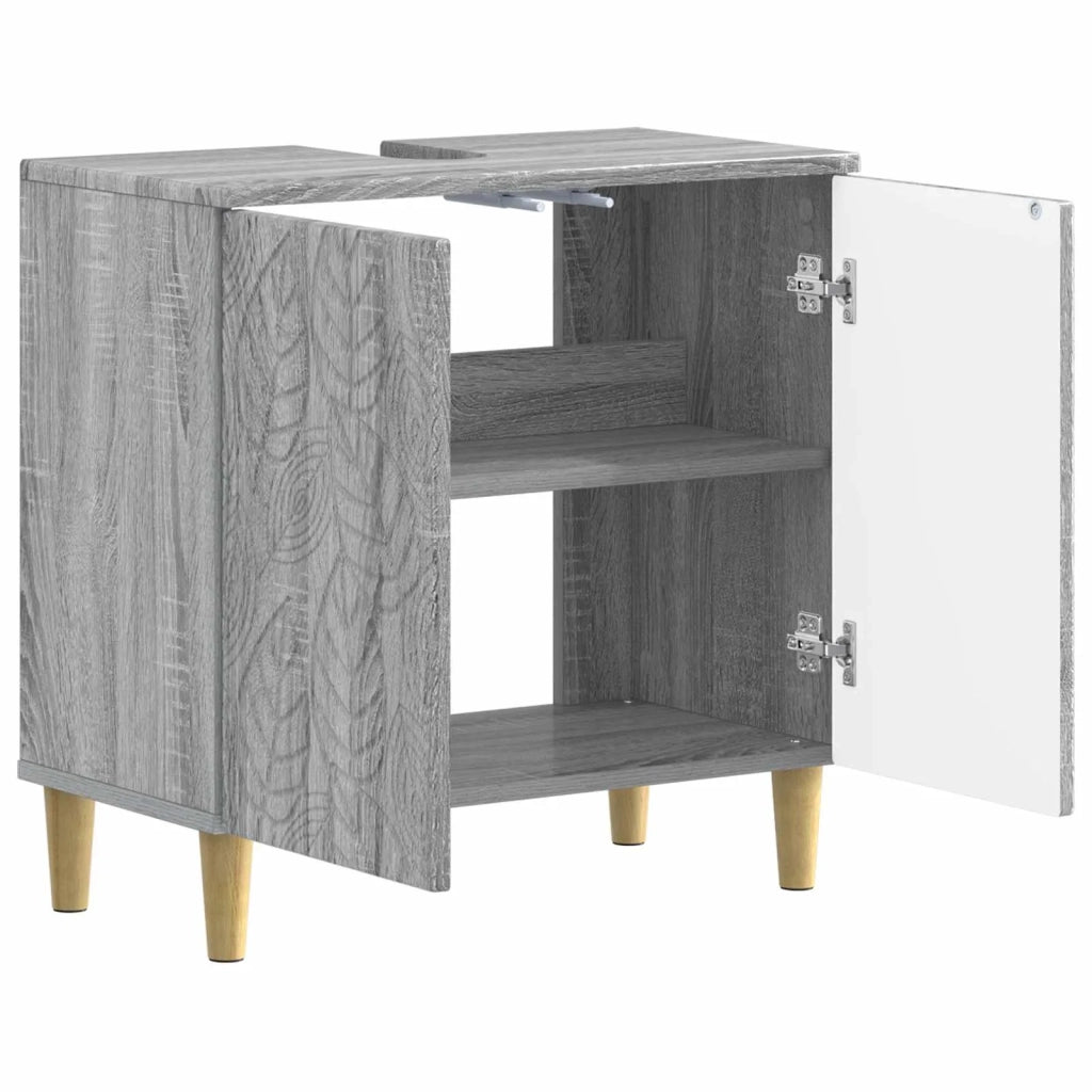Armadio per Lavabo da Bagno DELFT Sonoma grigio 897011