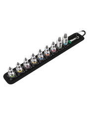 Set di 9 inserti-bussole Zyklop 3/8" con funzione di ritegno WERA Belt B 3