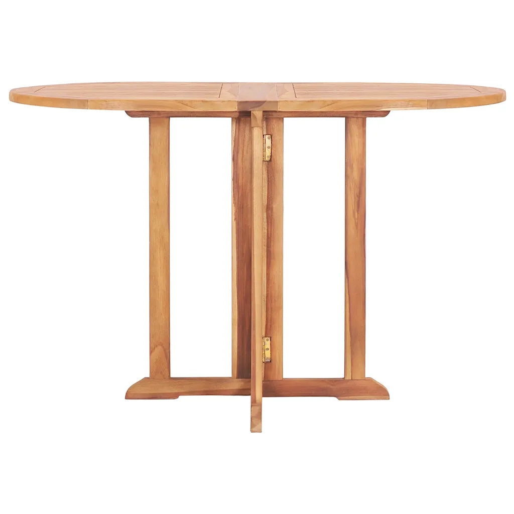 Tavolo Pieghevole a Farfalla 120x70x75 cm in Massello di Teak 49002