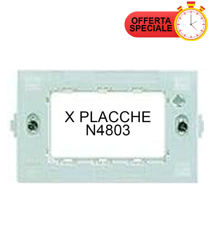 Bticino supporto 3 moduli N4703 per placche N4803 living