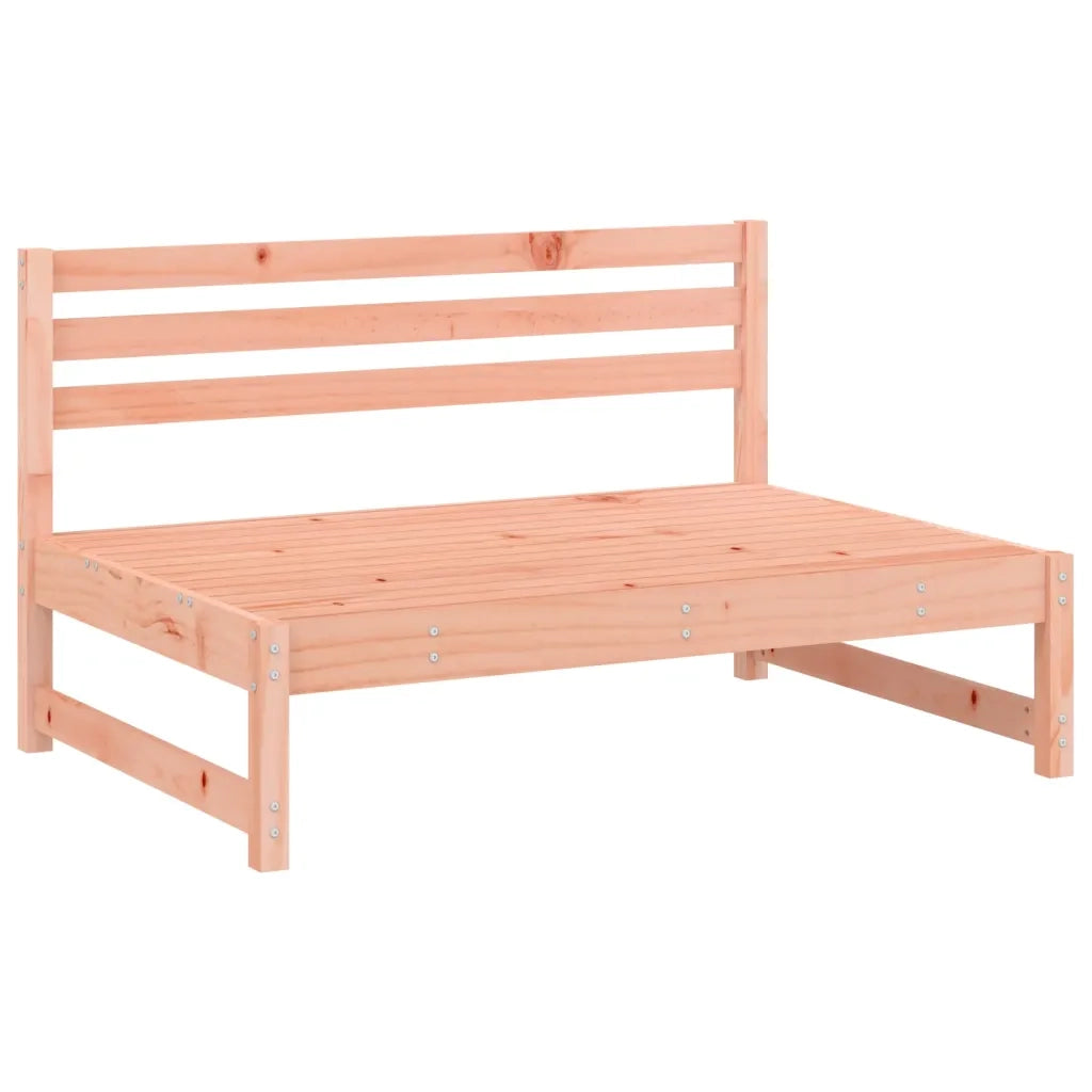 Divano componibile-Divani Centrali Giardino 2pz 120x80cm Legno Massello Douglas