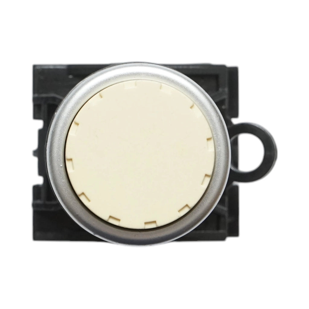 Pulsante convesso con ritorno 1NO+1NC bianco, 10A/600V AC, 1A/250V DC LA42 Breckner Germany