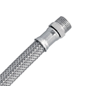 Flessibile in acciaio inox 3/8" m - 1/2" f