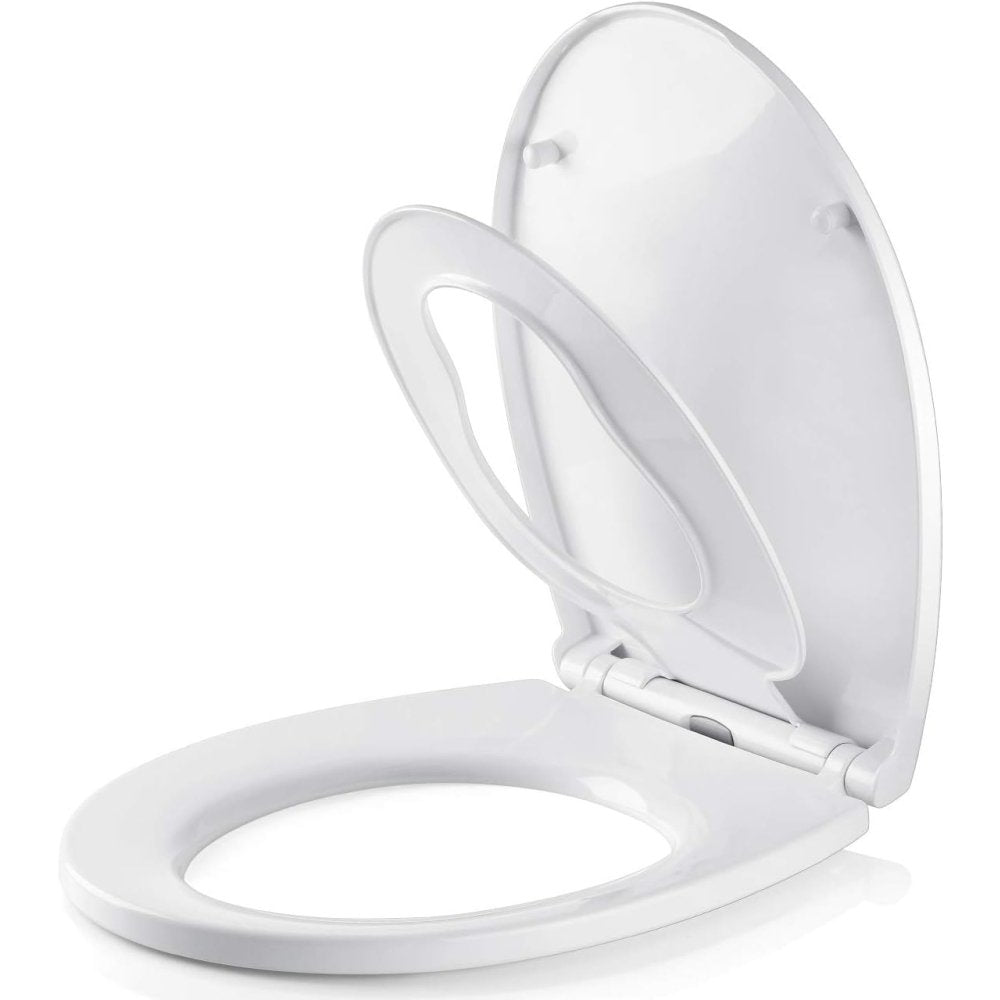 Copriwater sedile wc universale coperchio con chiusura ammortizz