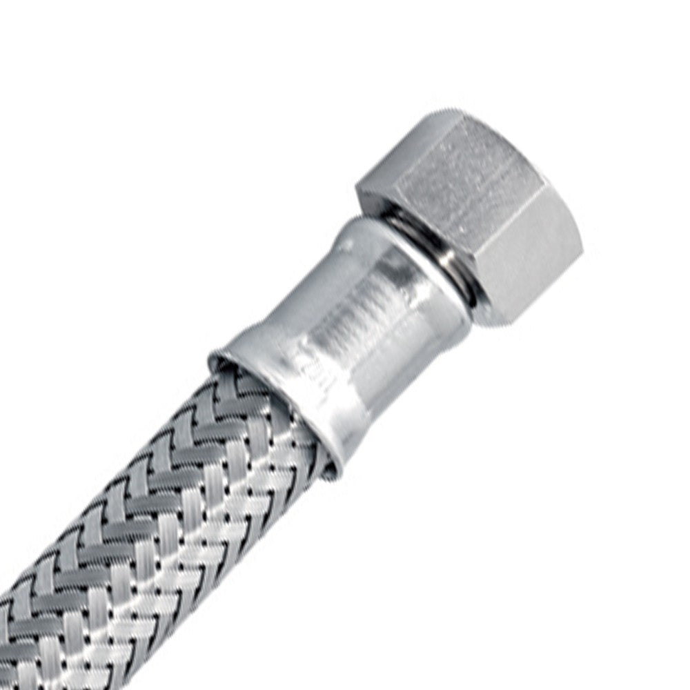 Flessibile in acciaio 3/8" f - 3/8" f