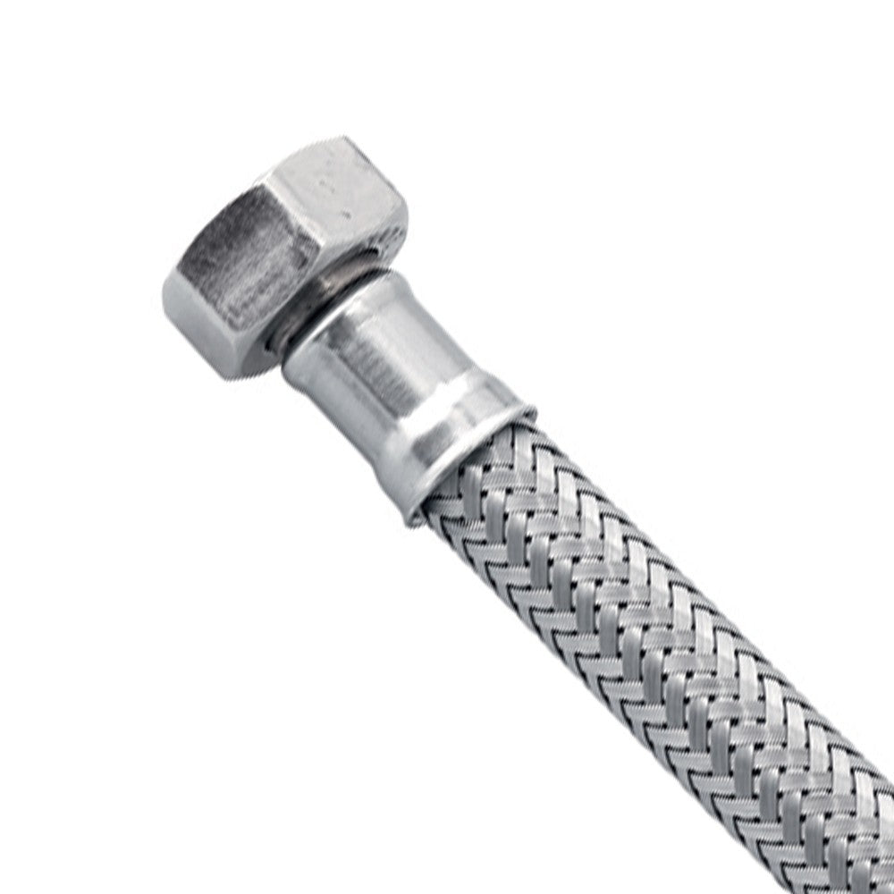 Flessibile in acciaio inox 3/8" f - 1/2" f