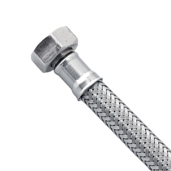 Flessibile in acciaio inox 3/8" f - 1/2" f