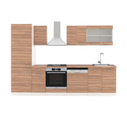 Vicco Cucina componibile Sonoma/Bianco 300 cm , PL Rovere