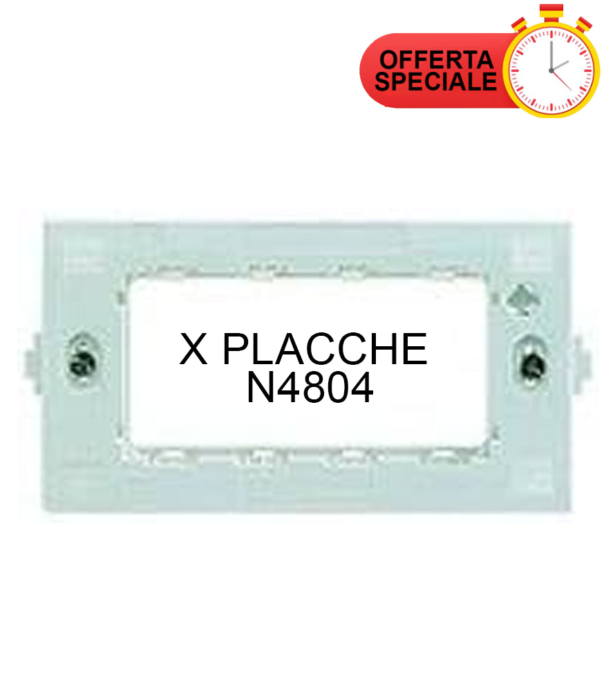 Bticino supporto 4 moduli N4704 per placche N4804 living