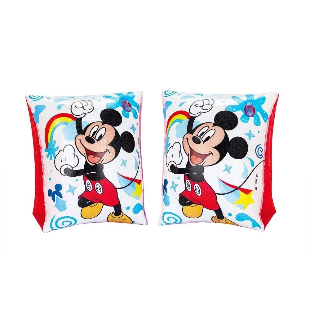 Trade Shop - Braccioli Topolino Mickey E Gli Amici Del Rally 23x15cm Bambini 3-6 Anni 91002 -