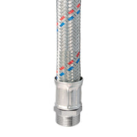 Flessibile antivibrante d 1" in acciaio zincato m - f