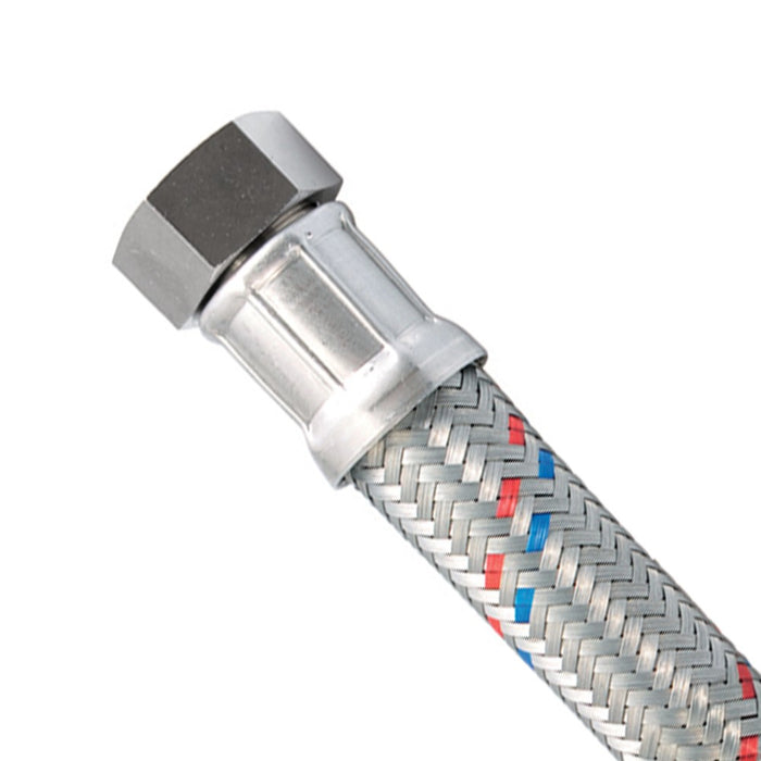 Flessibile antivibrante d 1" in acciaio zincato m - f