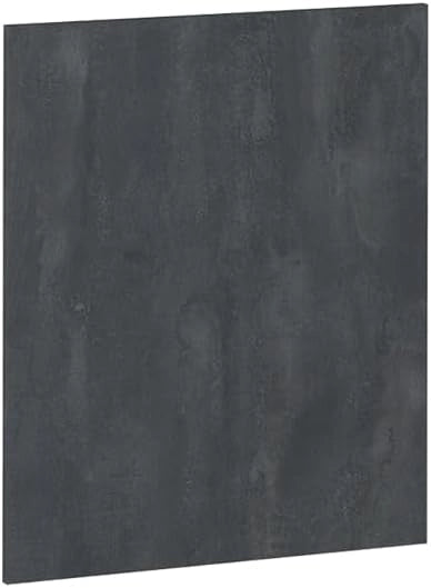 Frontale cucina R-Line, Calcestruzzo nero, 59.6 x 71.3 cm frontale del mobile per mobile forno a mezza altezza
