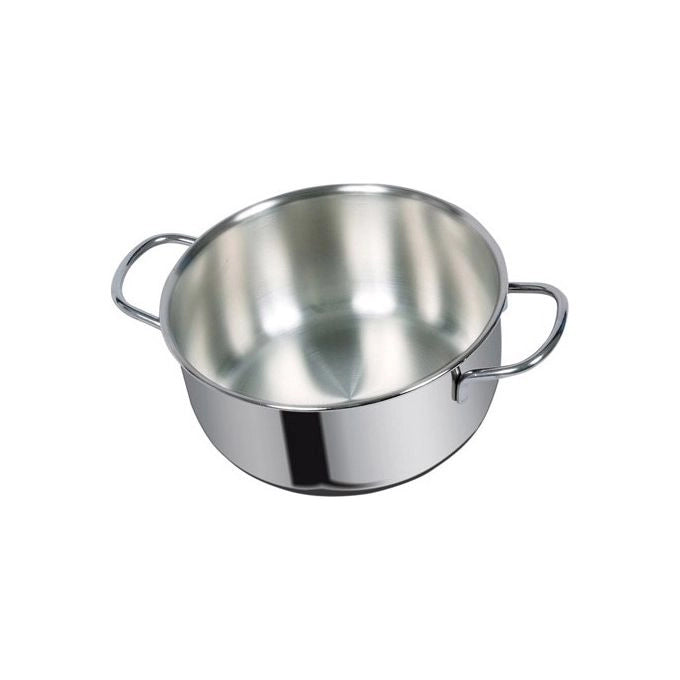 Sacim SCM600M26 Eco Casseruola Fonda 26 cm Acciaio Inox AISI 304 Induzione 5.8 L colore Nero