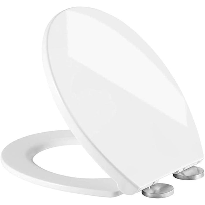Xuxrus sedile wc universale a forma di o, sedile wc con abbassam