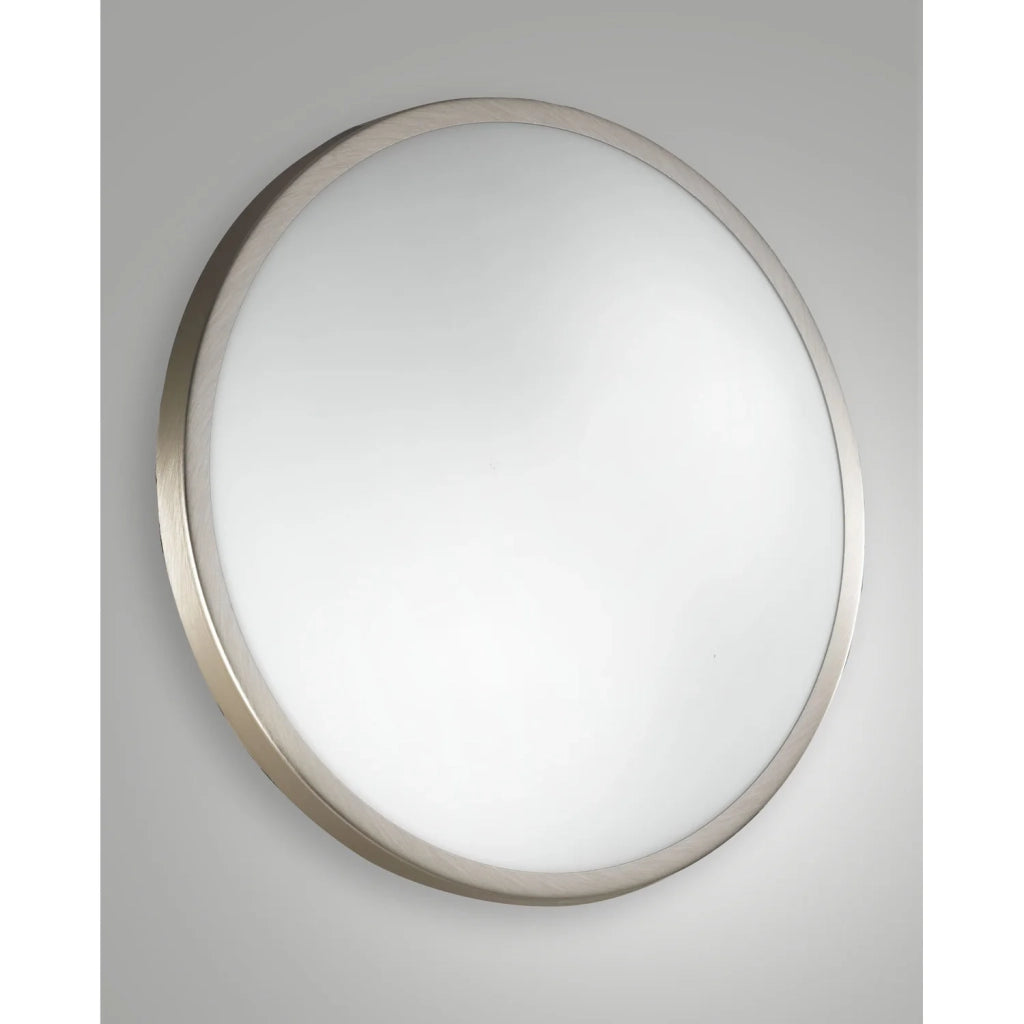 Plaza Plafoniera Nichel Satin.D.40 Ip41